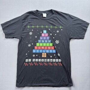 "Oh Chemistree" Periodic Table Holiday Tee‎ Size M